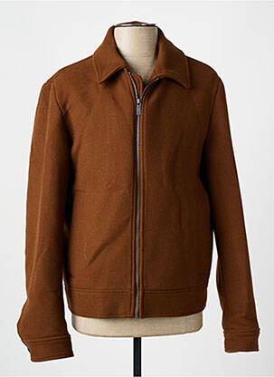Manteau court poches sans capuche marron SELECTED homme