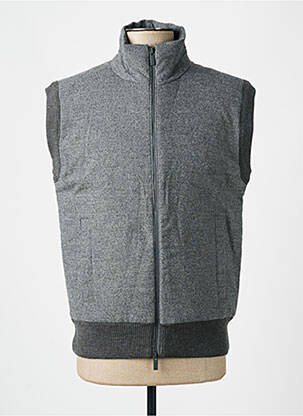 Veste casual resserrée sur le bas gris HUGO BOSS homme