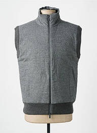 Veste casual resserrée sur le bas gris HUGO BOSS homme
