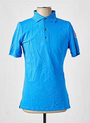 Polo coupe cintrée manches courtes bleu FUSALP homme