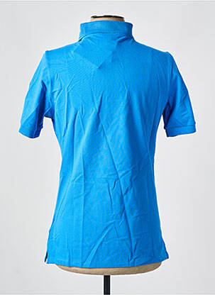 Polo coupe cintrée manches courtes bleu FUSALP homme