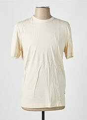 T-shirt beige HUGO BOSS pour homme seconde vue