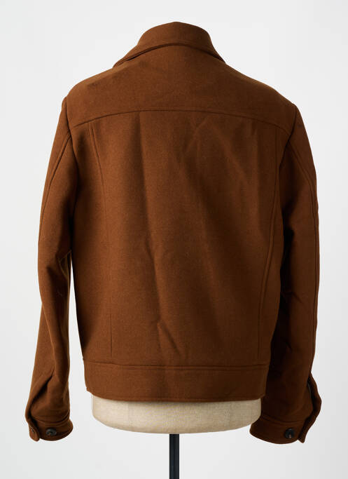 Manteau court poches sans capuche marron SELECTED homme
