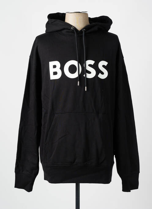 Sweat-shirt noir HUGO BOSS pour homme