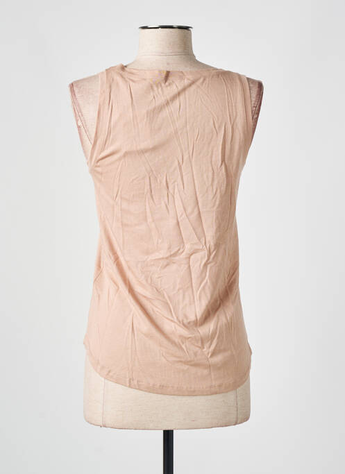 Top beige MAJESTIC FILATURES pour femme