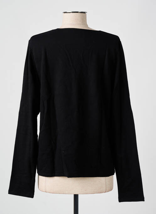 T-shirt noir MAJESTIC FILATURES pour femme