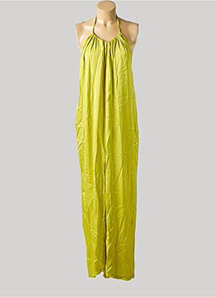 Combi-pantalon fines bretelles fines bretelles vert FRNCH femme