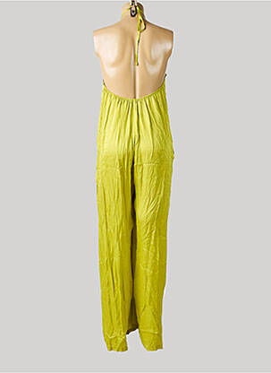Combi-pantalon coupe fluide fines bretelles vert FRNCH femme