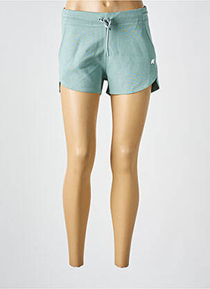 Short coupe droite vert KWAY femme