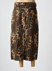 Jupe mi-longue marron FRNCH pour femme seconde vue