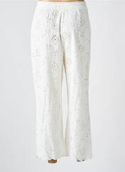 Pantalon 7/8 blanc DIEGA pour femme seconde vue