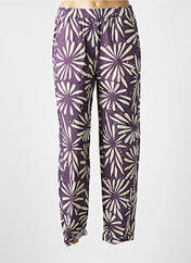 Pantalon droit violet DIEGA pour femme seconde vue