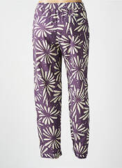 Pantalon droit violet DIEGA pour femme seconde vue