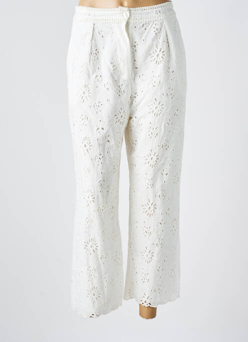 Pantalon 7/8 blanc DIEGA pour femme