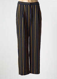 Pantalon large tissage popeline noir NICE THINGS femme