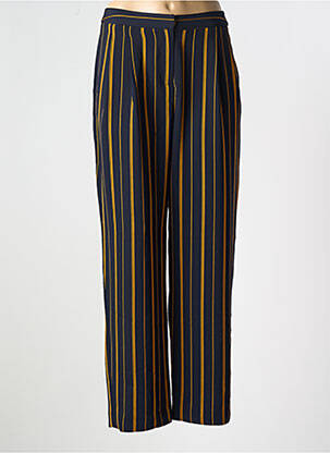 Pantalon large tissage popeline noir NICE THINGS femme