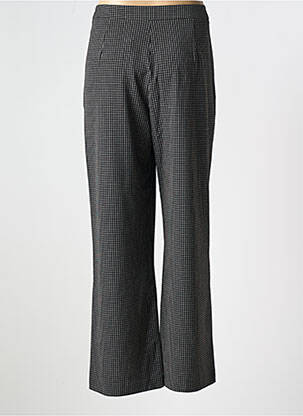 Pantalon large fermeture zippée sous rabat boutonné taille normale noir NICE THINGS femme