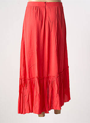 Jupe mi-longue taille normale rouge CRISTINA GAVIOLI femme
