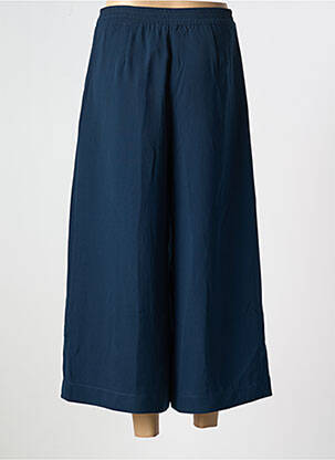 Pantalon large fermeture zippée sous rabat boutonné taille normale bleu NICE THINGS femme