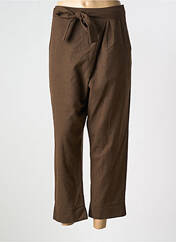 Pantalon 7/8 marron LUUKAA pour femme seconde vue