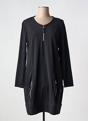 Robe mi-longue noir INDIES pour femme