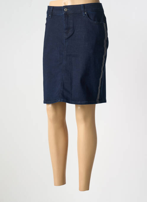 Jupe courte bleu MALVIN pour femme