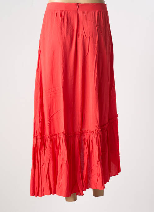 Jupe mi-longue rouge CRISTINA GAVIOLI pour femme