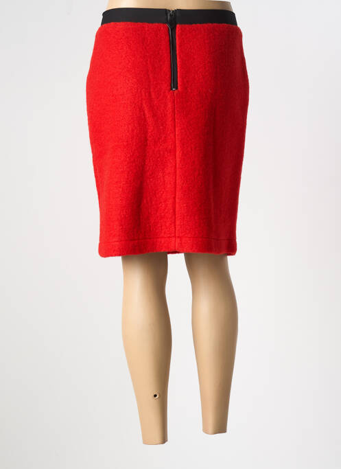 Jupe mi-longue rouge GARELLA pour femme