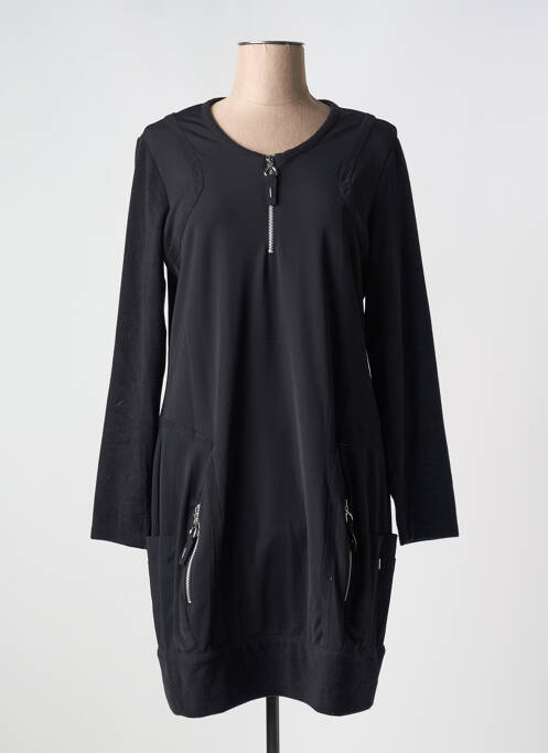 Robe mi-longue noir INDIES pour femme