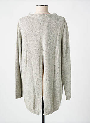 Pull col v manches courtes gris BLEU BLANC ROUGE femme