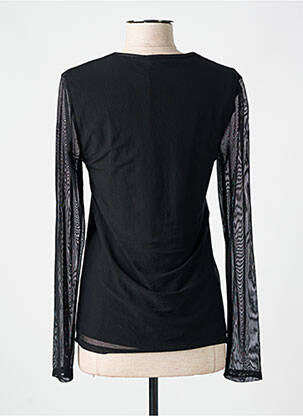 Top stretch manches longues noir GARELLA femme