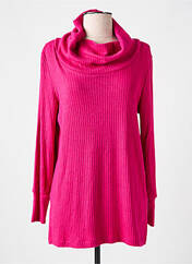 Pull col roulé rose AN II VITO pour femme seconde vue