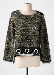 Pull vert BLEU BLANC ROUGE pour femme seconde vue