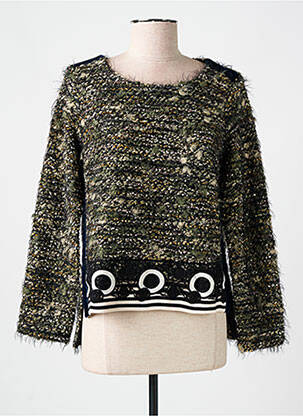 Pull vert BLEU BLANC ROUGE pour femme