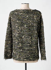 Pull vert BLEU BLANC ROUGE pour femme seconde vue