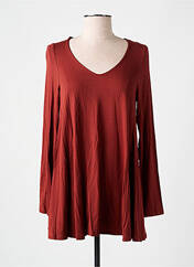 Tunique manches longues orange AN II VITO pour femme seconde vue