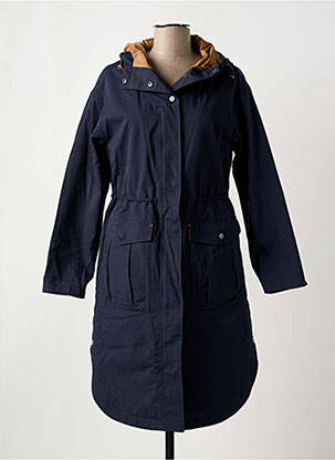 Parka manches longues a capuche bleu WHITE STUFF femme