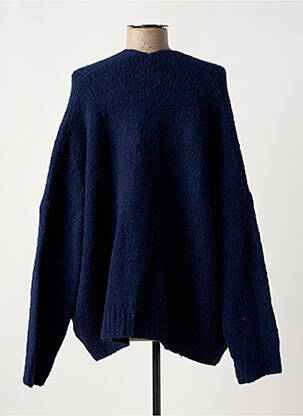 Gilet manches longues stretch bleu ALEMBIKA femme
