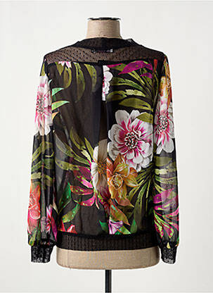 Veste casual fermeture zippée sur le devant noir AN II VITO femme