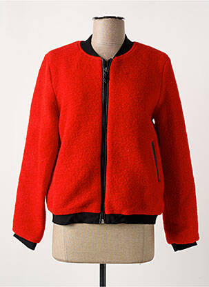 Veste casual col rond rouge GARELLA femme