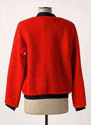 Veste casual col rond rouge GARELLA femme