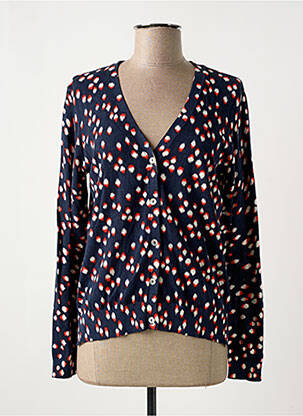 Gilet manches longues bleu NICE THINGS pour femme