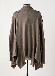 Gilet manches longues marron BOHEMIA pour femme seconde vue