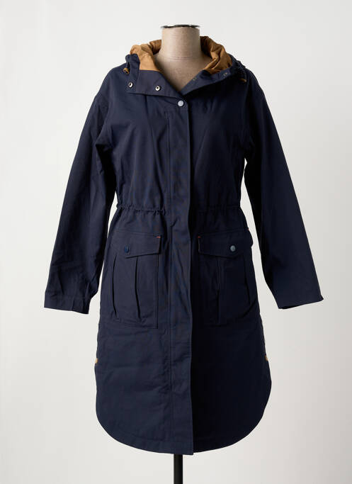 Parka manches longues a capuche bleu WHITE STUFF femme