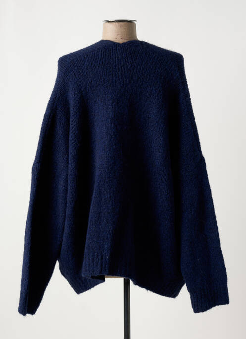 Gilet manches longues bleu ALEMBIKA pour femme