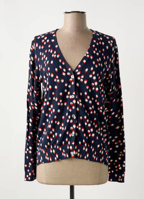 Gilet manches longues bleu NICE THINGS pour femme