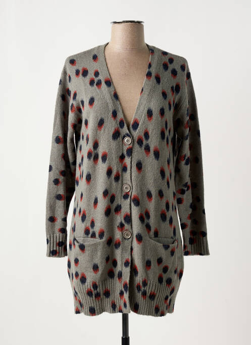 Gilet manches longues gris NICE THINGS pour femme