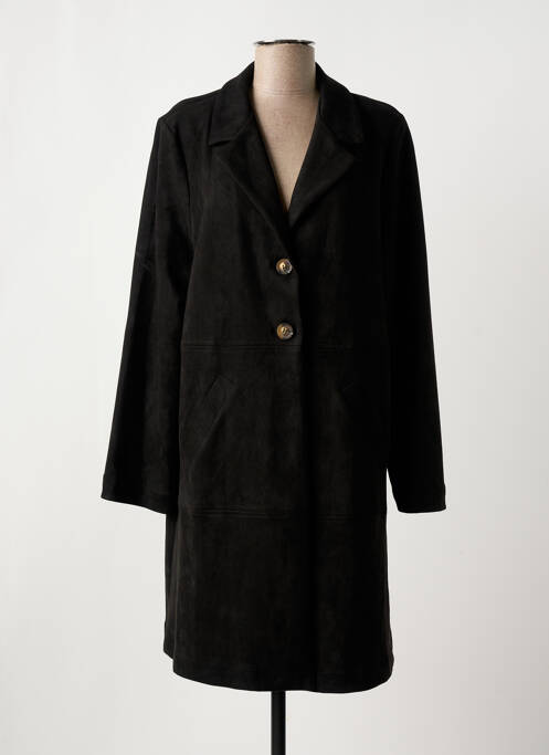 Manteau long noir AN II VITO pour femme