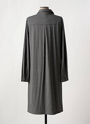 Robe mi-longue manches longues manches longues gris YEST femme