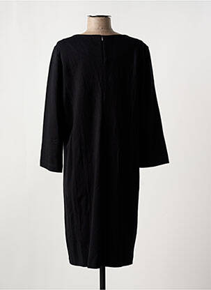 Robe mi-longue manches 3/4 manches 3/4 noir BASE LEVEL femme